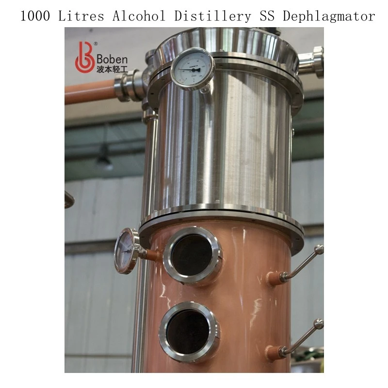500L Whisky Still Pot Still Gin Basket Rectifier Steam Jacketed